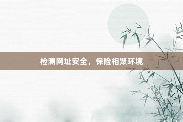 检测网址安全,保险相聚环境