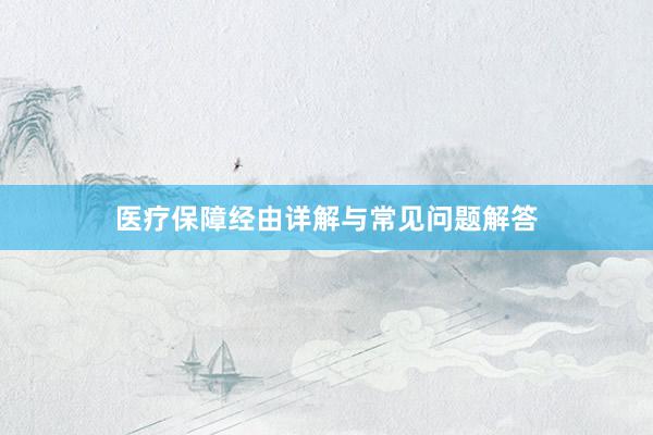 医疗保障经由详解与常见问题解答